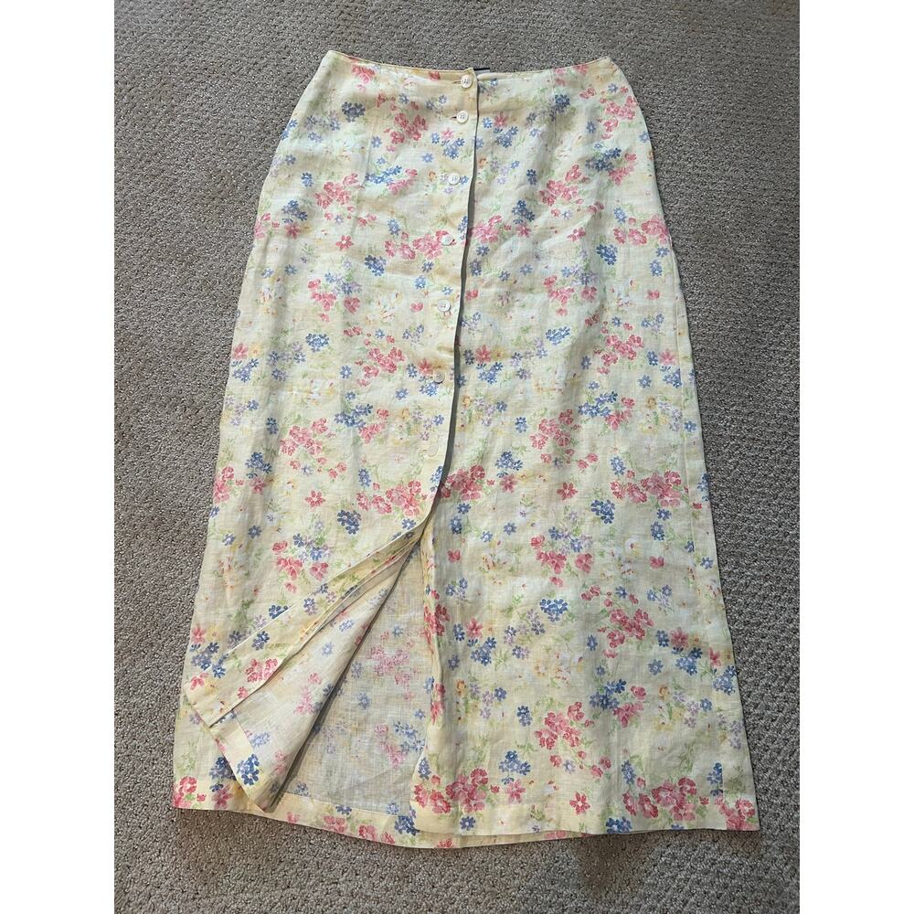 Vintage Liz Claiborne Floral Skirt - Picture 1 of 3